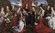 Master of the Saint Lucy Legend, Virgin Surrounded by Female Saints